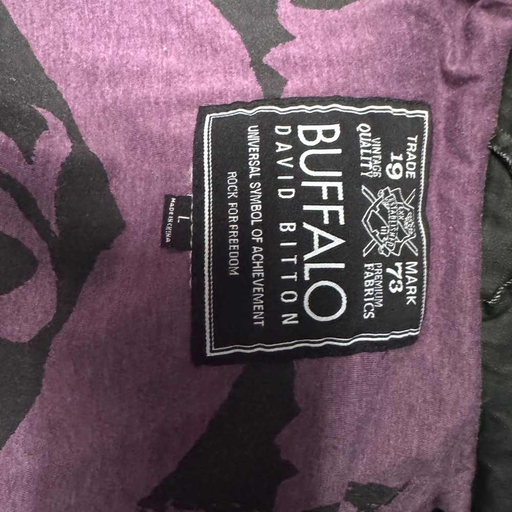 Buffalo David Bitton Black Zip-Up Jacket - Picture 4 of 4